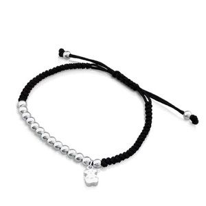 TOUS silver hiper micro bracelet new DARK BROWN